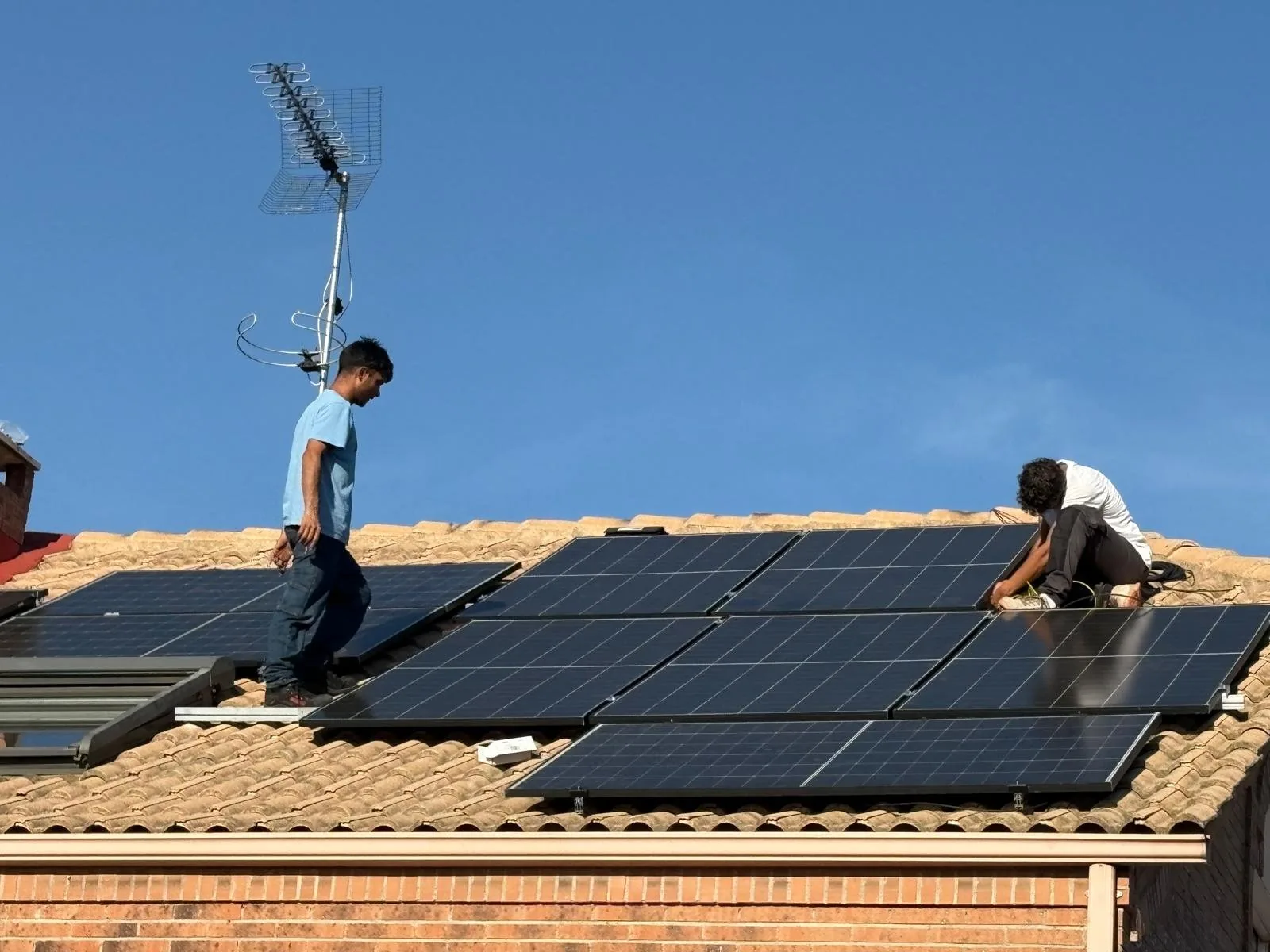 Instalación solar de 6 kW en Madrid — detalle 2 de la instalación